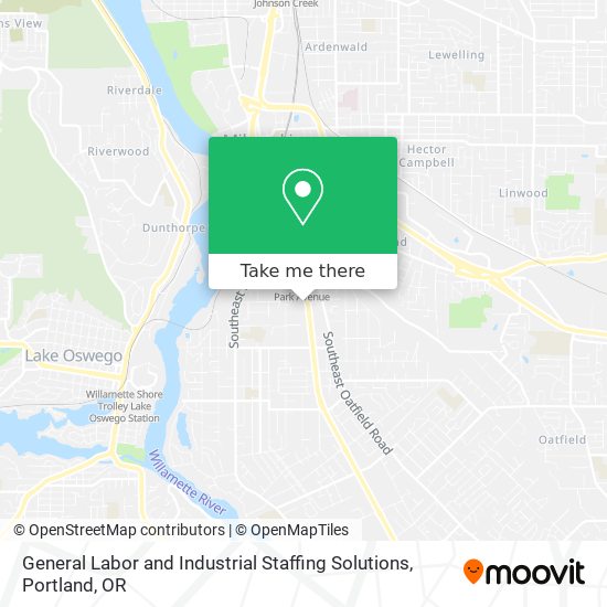 Mapa de General Labor and Industrial Staffing Solutions