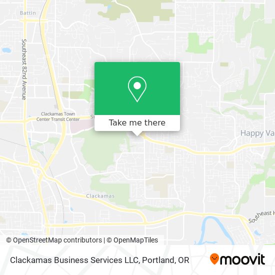 Clackamas Business Services LLC map