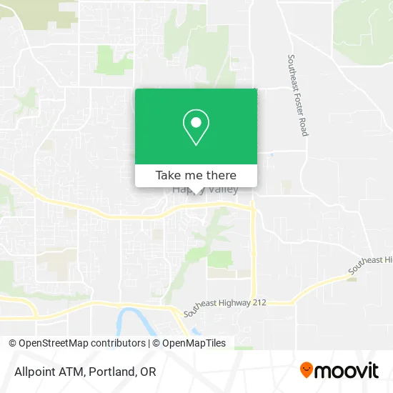 Mapa de Allpoint ATM