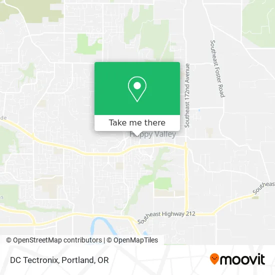 Mapa de DC Tectronix