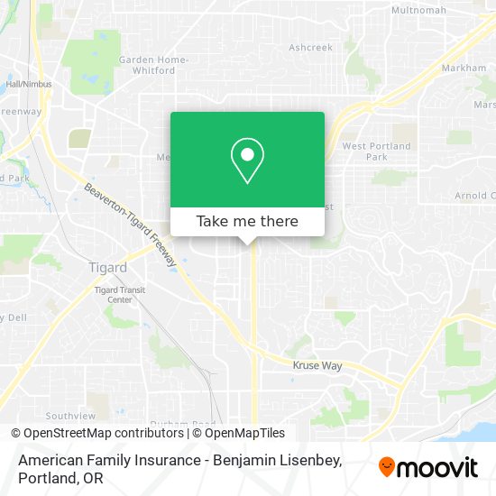 Mapa de American Family Insurance - Benjamin Lisenbey