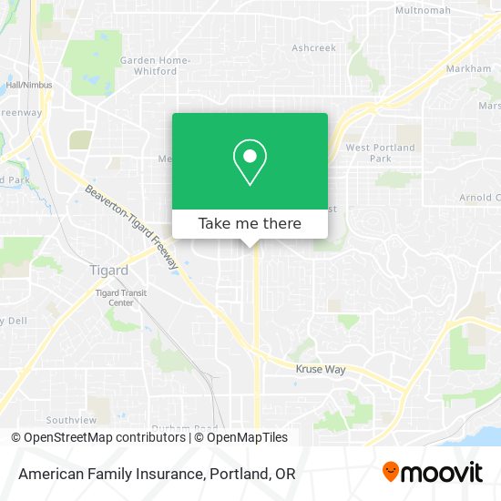 American Family Insurance map