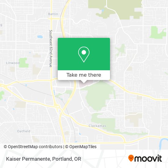 Mapa de Kaiser Permanente