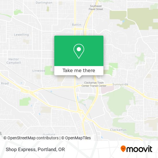 Shop Express map