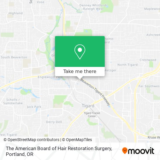 The American Board of Hair Restoration Surgery map