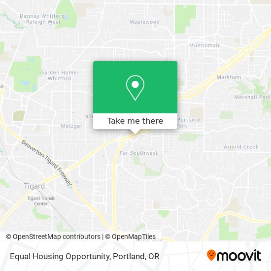 Equal Housing Opportunity map