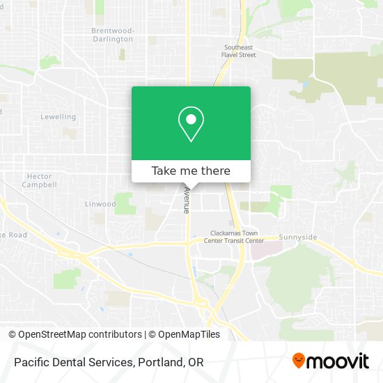 Pacific Dental Services map