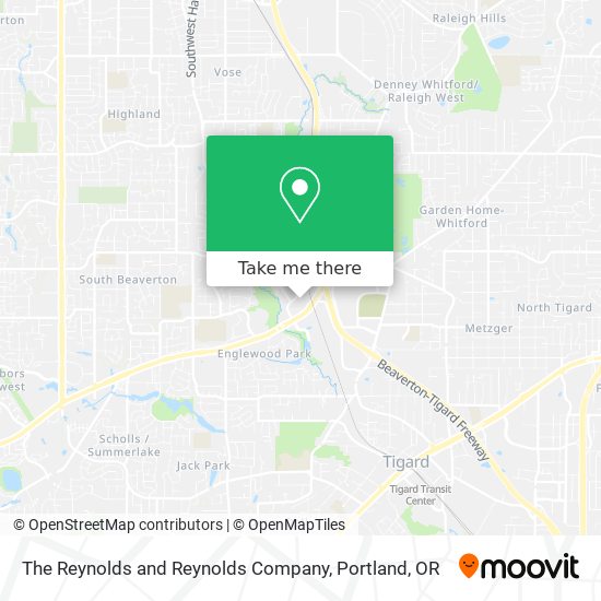 The Reynolds and Reynolds Company map