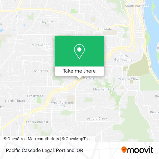 Pacific Cascade Legal map