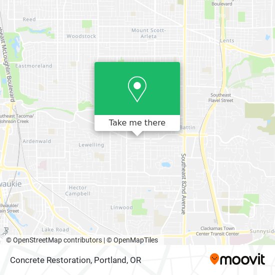 Concrete Restoration map