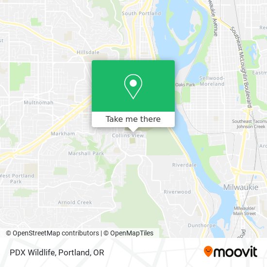 PDX Wildlife map