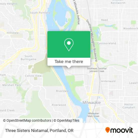 Three Sisters Nixtamal map