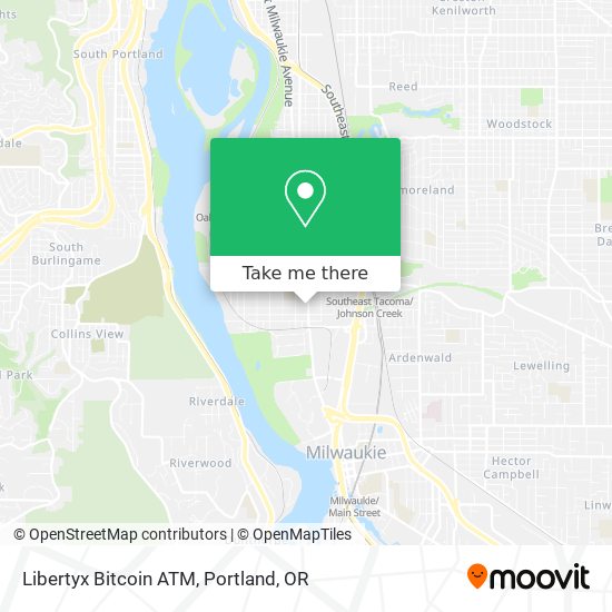 Mapa de Libertyx Bitcoin ATM