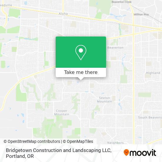 Mapa de Bridgetown Construction and Landscaping LLC