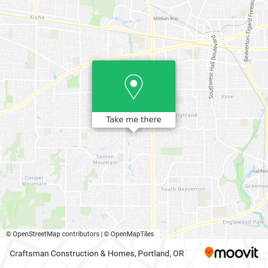 Mapa de Craftsman Construction & Homes