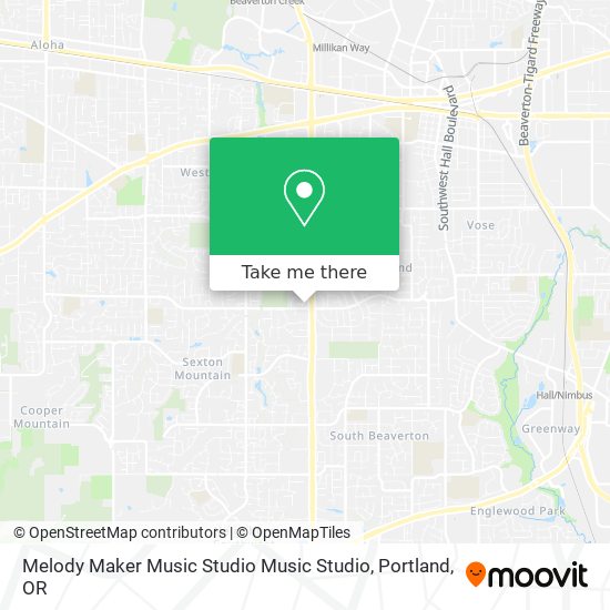 Mapa de Melody Maker Music Studio Music Studio