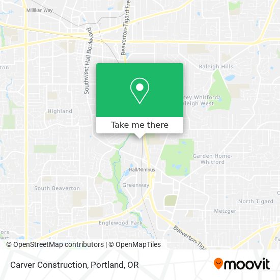 Carver Construction map