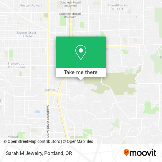 Mapa de Sarah M Jewelry