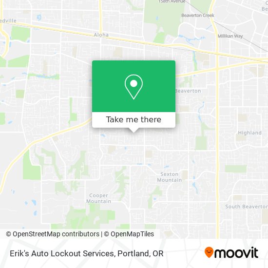Mapa de Erik's Auto Lockout Services