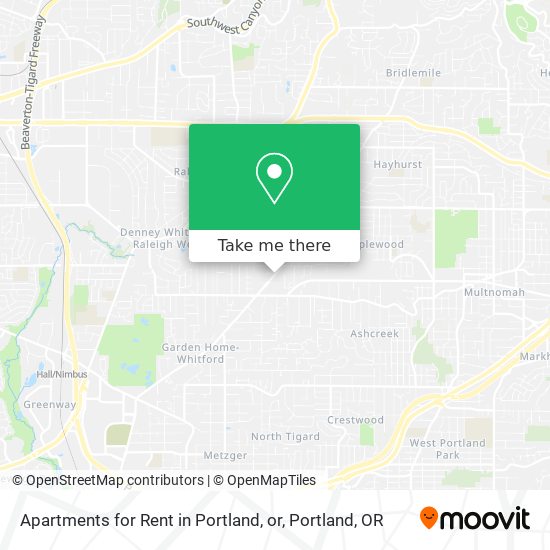 Apartments for Rent in Portland, or map