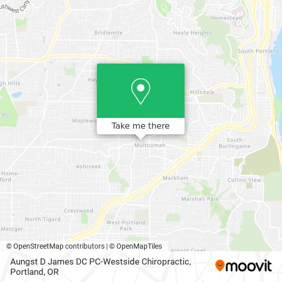 Mapa de Aungst D James DC PC-Westside Chiropractic