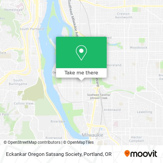 Mapa de Eckankar Oregon Satsang Society