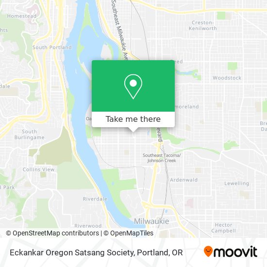Eckankar Oregon Satsang Society map