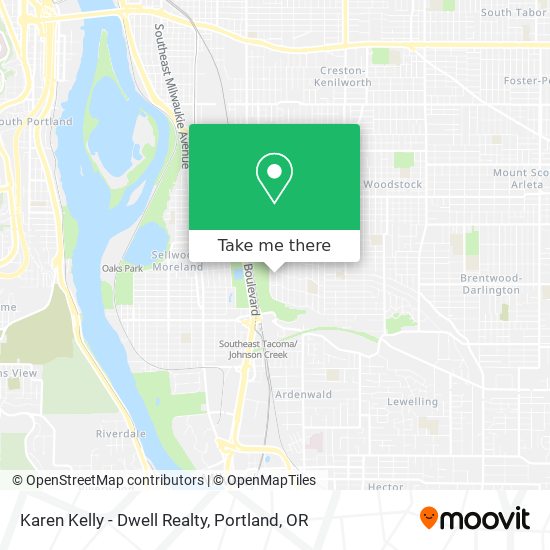 Karen Kelly - Dwell Realty map