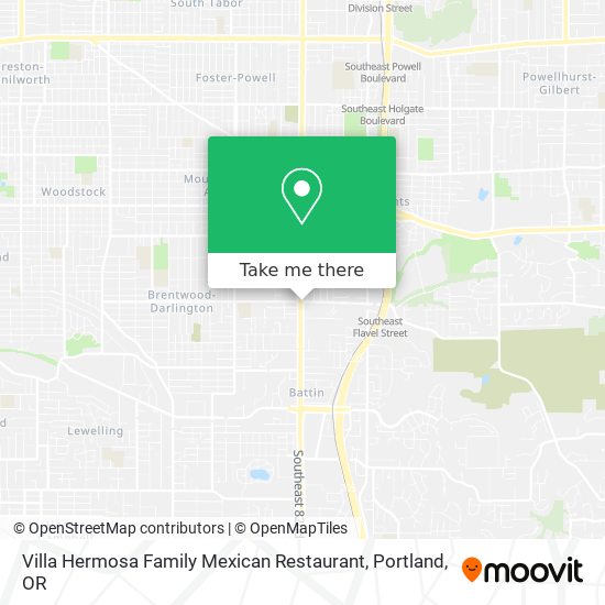 Villa Hermosa Family Mexican Restaurant map