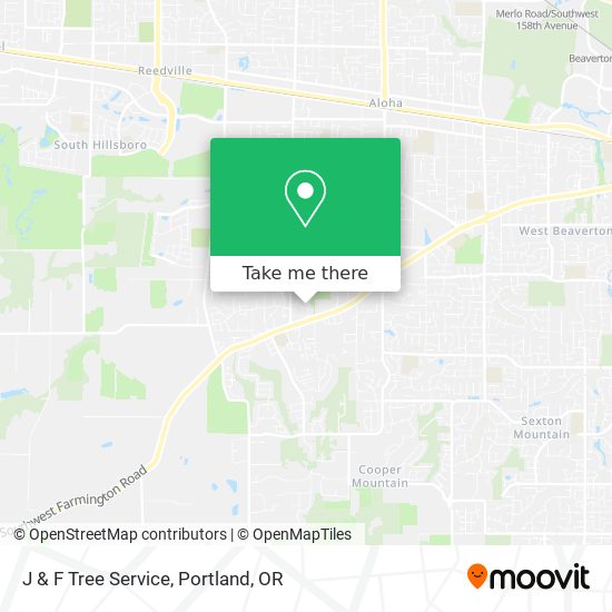 J & F Tree Service map