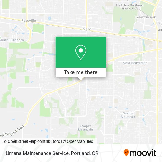 Umana Maintenance Service map