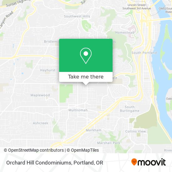 Orchard Hill Condominiums map