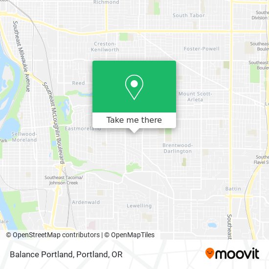 Balance Portland map