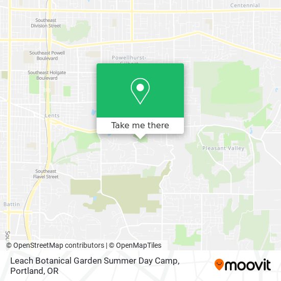 Leach Botanical Garden Summer Day Camp map