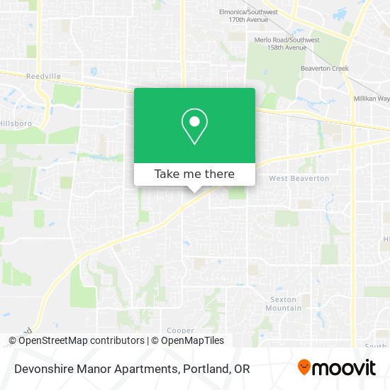 Mapa de Devonshire Manor Apartments