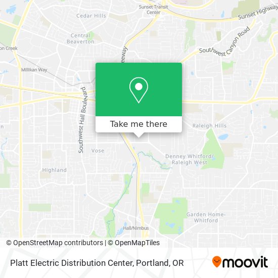 Platt Electric Distribution Center map