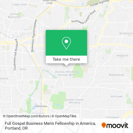 Mapa de Full Gospel Business Men's Fellowship in America