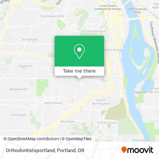 Orthodontistsportland map