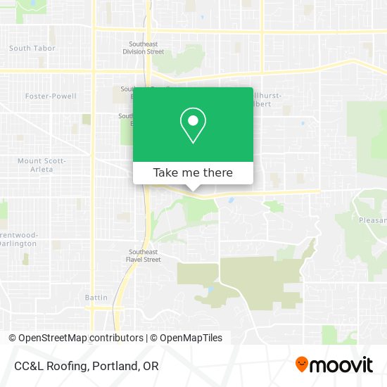 CC&L Roofing map