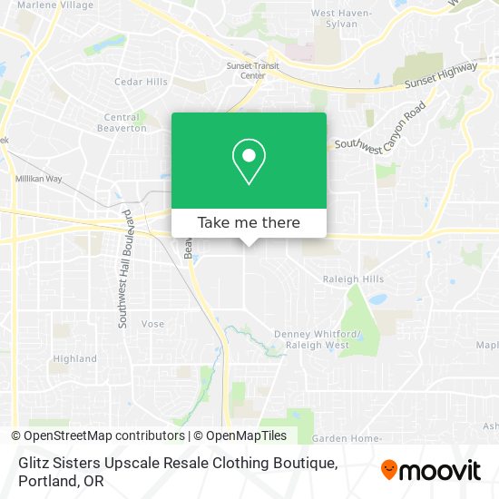 Glitz Sisters Upscale Resale Clothing Boutique map