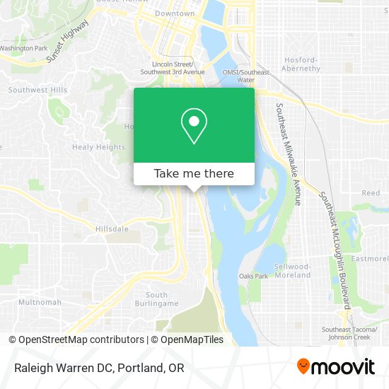Mapa de Raleigh Warren DC