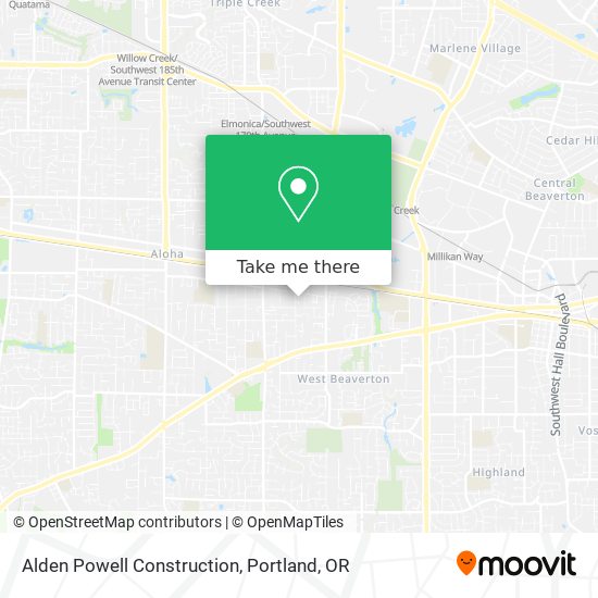 Mapa de Alden Powell Construction