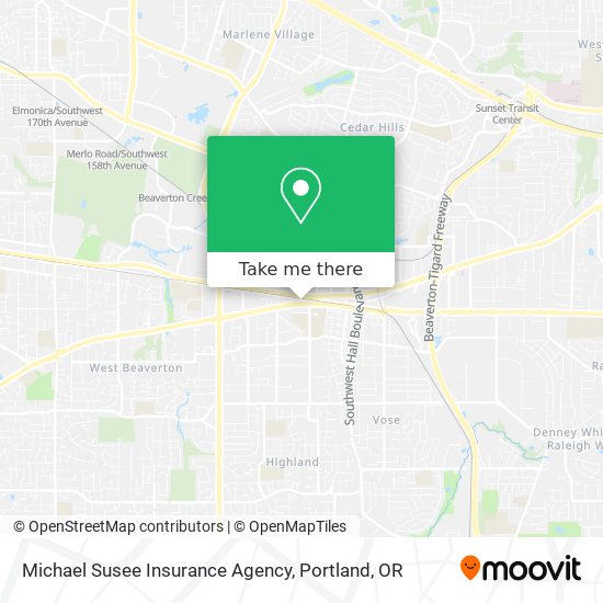 Mapa de Michael Susee Insurance Agency