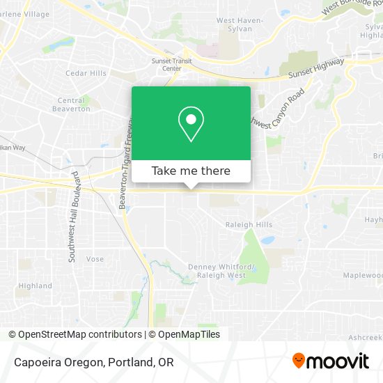 Capoeira Oregon map