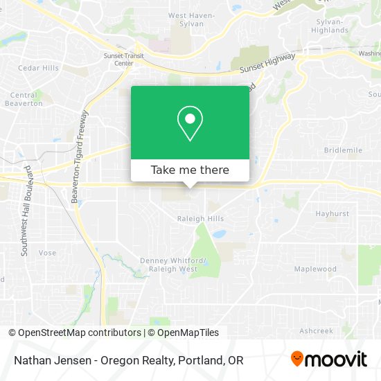 Mapa de Nathan Jensen - Oregon Realty