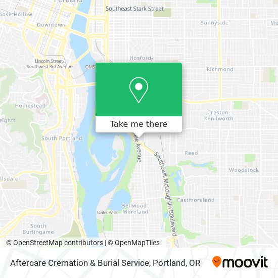 Mapa de Aftercare Cremation & Burial Service
