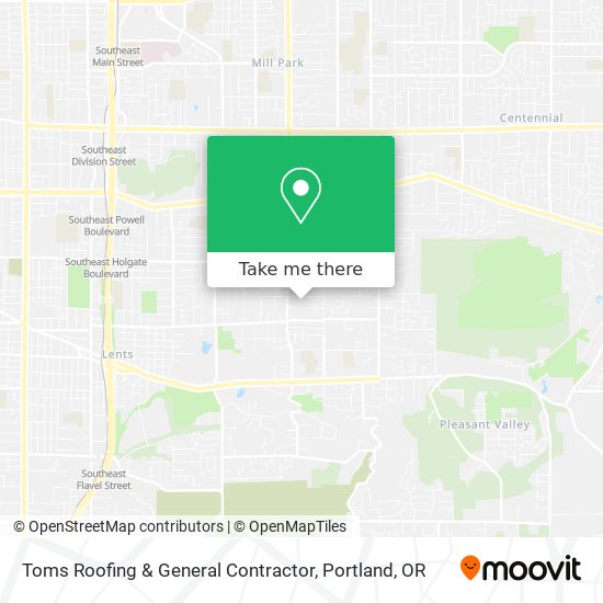 Mapa de Toms Roofing & General Contractor