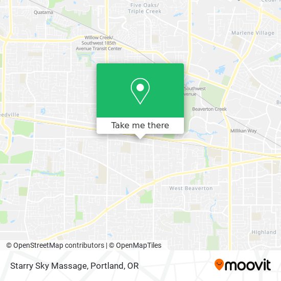 Starry Sky Massage map