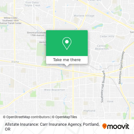 Allstate Insurance: Carr Insurance Agency map