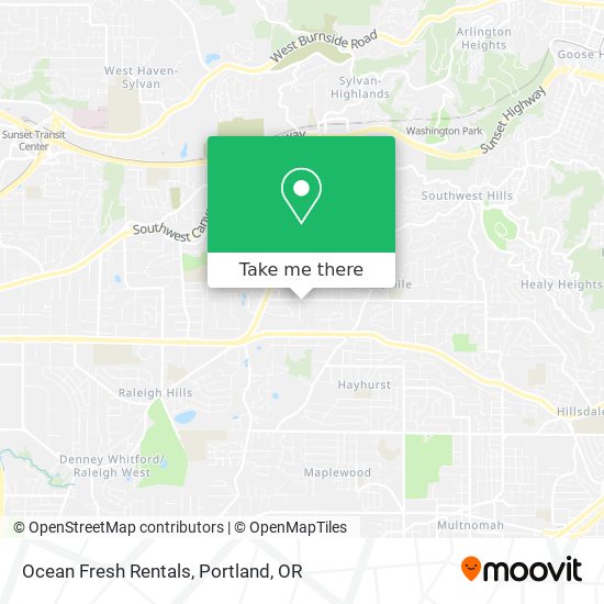 Ocean Fresh Rentals map